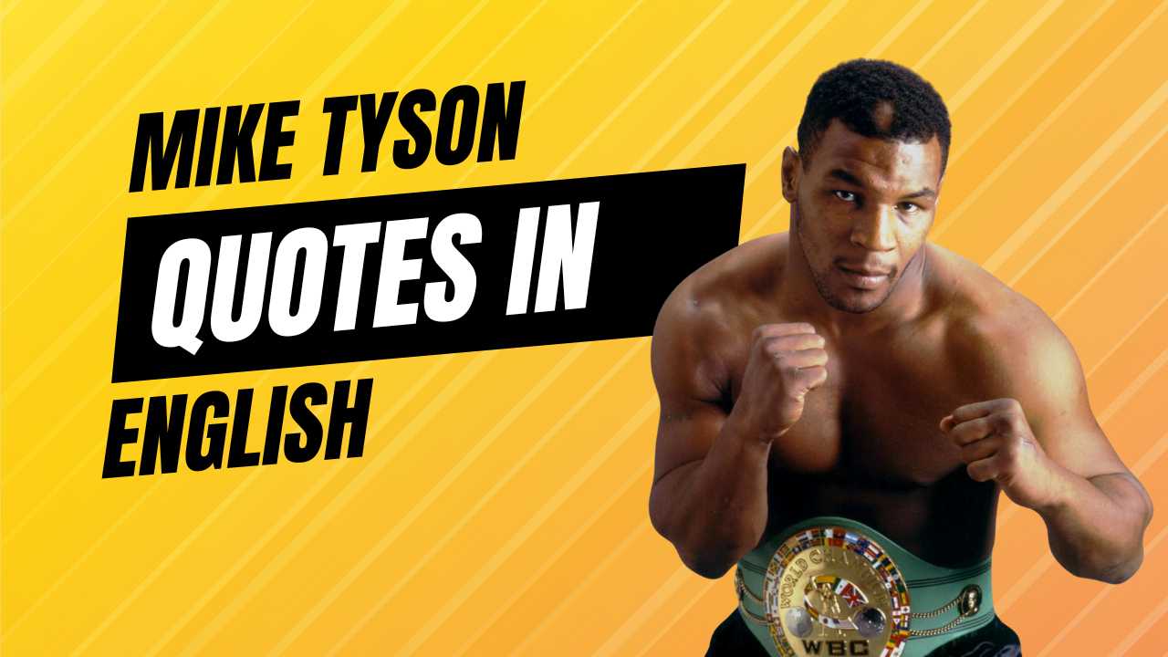Mike Tyson Quotes in English